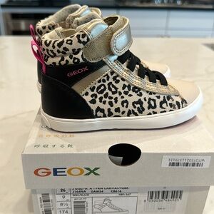 NEW- never worn, brand new! Stylish Geox high tops.